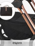 Espiro Carucior 2 in 1 pentru copii Miloo 2.0 Tasty cappuccino 0-22 kg cu toate accesoriile incluse