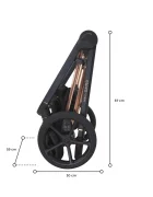 Espiro Carucior 2 in 1 pentru copii Miloo Bej 0-22 kg premium sezut reversibil maner telescopic accesorii incluse