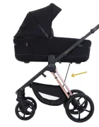 Espiro Carucior 2 in 1 pentru copii Miloo Gri 0-22 kg premium sezut reversibil maner telescopic accesorii incluse
