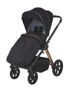 Espiro Carucior 2 in 1 pentru copii Miloo Gri 0-22 kg premium sezut reversibil maner telescopic accesorii incluse