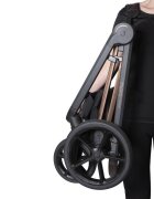 Espiro Carucior 2 in 1 pentru copii Miloo Negru 0-22 kg premium sezut reversibil maner telescopic accesorii incluse