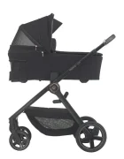 Espiro Carucior 2 in 1 pentru copii Only Gri 0-22 kg premium reversibil maner telescopic accesorii incluse