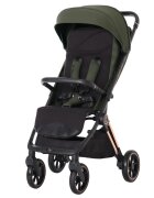 Espiro Carucior pentru copii Flame Green 0-22 kg pliabil cu suspensii spatar reglabil geanta husa pentru picioare si suport pentru pahar
