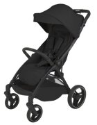 Espiro Carucior pentru copii Flow Black 0-22 kg cu suspensii suport reglabil pentru picioare bara de protectie pivotanta accesorii incluse
