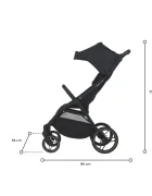 Espiro Carucior pentru copii Flow Vanilla 0-22 kg cu suspensii suport reglabil pentru picioare bara de protectie pivotanta accesorii incluse