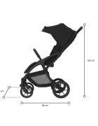 Espiro Carucior pentru copii Fuel Pro Energy taupe 0-22 kg pliabil cu suspensii spatar reglabil suport pentru pahar si husa pentru picioare