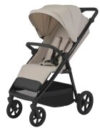 Espiro Carucior pentru copii Prarl White 0-22 kg pliabil cu suspensii maner reglabil spatar reglabil suport pentru pahar si husa pentru picioare