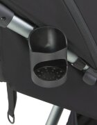 Espiro Carucior pentru copii Wave Negru 0-22 kg compact si usor cu pliere rapida suspensie maner reglabil accesorii incluse