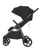 Espiro Carucior pentru copii Wave Negru 0-22 kg compact si usor cu pliere rapida suspensie maner reglabil accesorii incluse