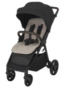 Espiro Carucior pentru copii Wave Pro Black 0-22 kg pliabil cu suspensii spatar reglabil husa pentru picioare si geanta