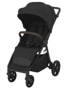 Espiro Carucior pentru copii Wave Pro Black 0-22 kg pliabil cu suspensii spatar reglabil husa pentru picioare si geanta