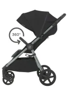 Espiro Carucior pentru copii Wave Verde 0-22 kg compact si usor cu pliere rapida suspensie maner reglabil accesorii incluse