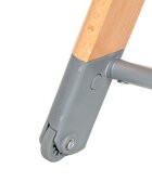 Espiro Scaun de masa pentru copii Sense gri 4 in 1 multifunctional cu suport pentru picioare reglabil pe 3 niveluri si tavita detasabila