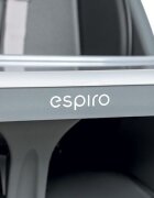Espiro Scaun de masa pentru copii Sense gri 4 in 1 multifunctional cu suport pentru picioare reglabil pe 3 niveluri si tavita detasabila
