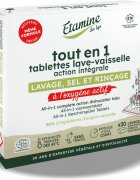 Etamine du Lys Tablete Bio fara parfum all-in-1 spalare sare clatire Etamine pentru masina de spalat vase 30 bucati