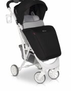 Euro-Cart Carucior cu spatar reglabil omologat pana la 22kg Volt Olt Pro Anthracite extrem de mic la pliere cadru de aluminiu roti cu suspensii spatar reglabil in 3 pozitii accesorii incluse