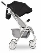 Euro-Cart Carucior cu spatar reglabil omologat pana la 22kg Volt Olt Pro Anthracite extrem de mic la pliere cadru de aluminiu roti cu suspensii spatar reglabil in 3 pozitii accesorii incluse