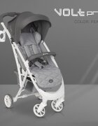 Euro-Cart Carucior cu spatar reglabil omologat pana la 22kg Volt Olt Pro Pearl extrem de mic la pliere cadru de aluminiu roti cu suspensii spatar reglabil in 3 pozitii accesorii incluse