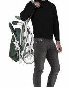 Euro-Cart Carucior cu spatar reglabil omologat pana la 22kg Volt Olt Pro Pearl extrem de mic la pliere cadru de aluminiu roti cu suspensii spatar reglabil in 3 pozitii accesorii incluse