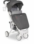 Euro-Cart Carucior cu spatar reglabil omologat pana la 22kg Volt Olt Pro Pearl extrem de mic la pliere cadru de aluminiu roti cu suspensii spatar reglabil in 3 pozitii accesorii incluse