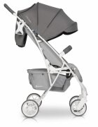 Euro-Cart Carucior cu spatar reglabil omologat pana la 22kg Volt Olt Pro Pearl extrem de mic la pliere cadru de aluminiu roti cu suspensii spatar reglabil in 3 pozitii accesorii incluse