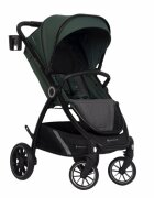 Euro-Cart Carucior cu spatar reglabil si cadru de aluminiu Corso Jungle pozitie somn roti mari suspensii pe toate cele patru roti suport picioruse accesorii incluse