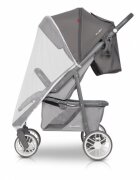 Euro-Cart Carucior nou nascut Flex omologat pana la 22 kg Anthracite cu spatar reglabil in 3 pozitii cadru din aluminiu roti cu suspensii si accesorii incluse