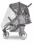 Euro-Cart Carucior nou nascut Flex omologat pana la 22 kg Anthracite cu spatar reglabil in 3 pozitii cadru din aluminiu roti cu suspensii si accesorii incluse