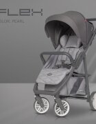 Euro-Cart Carucior nou nascut Flex omologat pana la 22 kg Anthracite cu spatar reglabil in 3 pozitii cadru din aluminiu roti cu suspensii si accesorii incluse