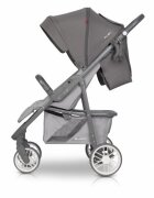 Euro-Cart Carucior nou nascut Flex omologat pana la 22kg Pearl cu spatar reglabil in 3 pozitii cadru din aluminiu roti cu suspensii si accesorii incluse