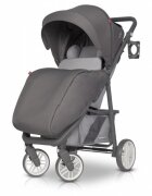 Euro-Cart Carucior nou nascut Flex omologat pana la 22kg Pearl cu spatar reglabil in 3 pozitii cadru din aluminiu roti cu suspensii si accesorii incluse
