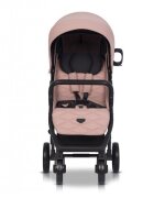 Euro-Cart Carucior pentru copii Flex omologat pana la 22 kg Langust Black Edition cu cadru de aluminiu roti cu suspensii echipat cu husa de picioruse groasa pelerina de ploaie si suport pentru biberon