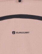 Euro-Cart Carucior pentru copii Flex omologat pana la 22 kg Langust Black Edition cu cadru de aluminiu roti cu suspensii echipat cu husa de picioruse groasa pelerina de ploaie si suport pentru biberon