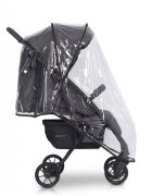 Euro-Cart Carucior pentru copii Volt Pro omologat pana la 22 kg Iron Black Edition ultracompact pliabil cu o singura mana spatar reglabil in 3 pozitii roti cu suspensie
