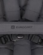Euro-Cart Carucior pentru copii Volt Pro omologat pana la 22 kg Iron Black Edition ultracompact pliabil cu o singura mana spatar reglabil in 3 pozitii roti cu suspensie