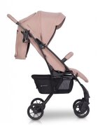 Euro-Cart Carucior pentru copii Volt Pro omologat pana la 22 kg Langust Black Edition ultracompact pliabil cu o singura mana spatar reglabil in 3 pozitii roti cu suspensie