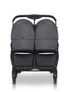 Euro-Cart Carucior pentru gemeni 2 in 1 Euro Cart Doblo Iron cu Landouri pliabil cu suspensii spatar reglabil copertina reglabila si accesorii incluse greutate maxim admisa 22 kg