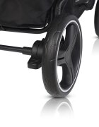 Euro-Cart Carucior pentru gemeni 2 in 1 Euro Cart Doblo Iron cu Landouri pliabil cu suspensii spatar reglabil copertina reglabila si accesorii incluse greutate maxim admisa 22 kg