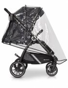 Euro-Cart Carucior pentru nou-nascut Corso cu cadru din aluminiu Coal
