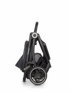 Euro-Cart Carucior pentru nou-nascut Corso cu cadru din aluminiu Coal