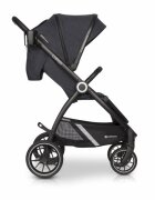 Euro-Cart Carucior pentru nou-nascut Corso cu cadru din aluminiu Coal