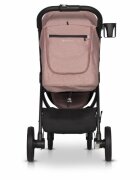 Euro-Cart Carucior pentru nou-nascut Corso cu cadru din aluminiu Rose