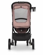 Euro-Cart Carucior pentru nou-nascut Corso cu cadru din aluminiu Rose