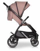 Euro-Cart Carucior pentru nou-nascut Corso cu cadru din aluminiu Rose