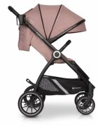 Euro-Cart Carucior pentru nou-nascut Corso cu cadru din aluminiu Rose