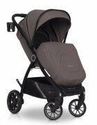 Euro-Cart Carucior pentru nou-nascut Corso cu cadru din aluminiu Taupe