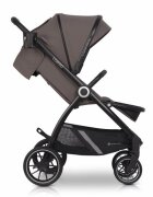 Euro-Cart Carucior pentru nou-nascut Corso cu cadru din aluminiu Taupe