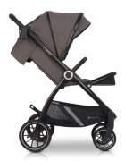 Euro-Cart Carucior pentru nou-nascut Corso cu cadru din aluminiu Taupe