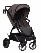 Euro-Cart Carucior pentru nou-nascut Corso cu cadru din aluminiu Taupe