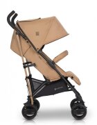 Euro-Cart Carucior sport Euro Cart Ezzo cu pliere tip umbrela pozitie de somn si parasolar XXL Camel spatar reglabil in 3 pozitii dotat cu husa de picioare roti cu suspensii